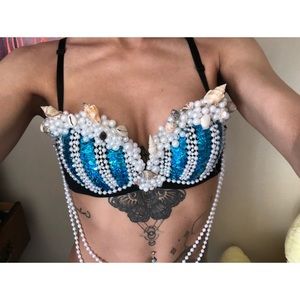 Mermaid Rave Bra